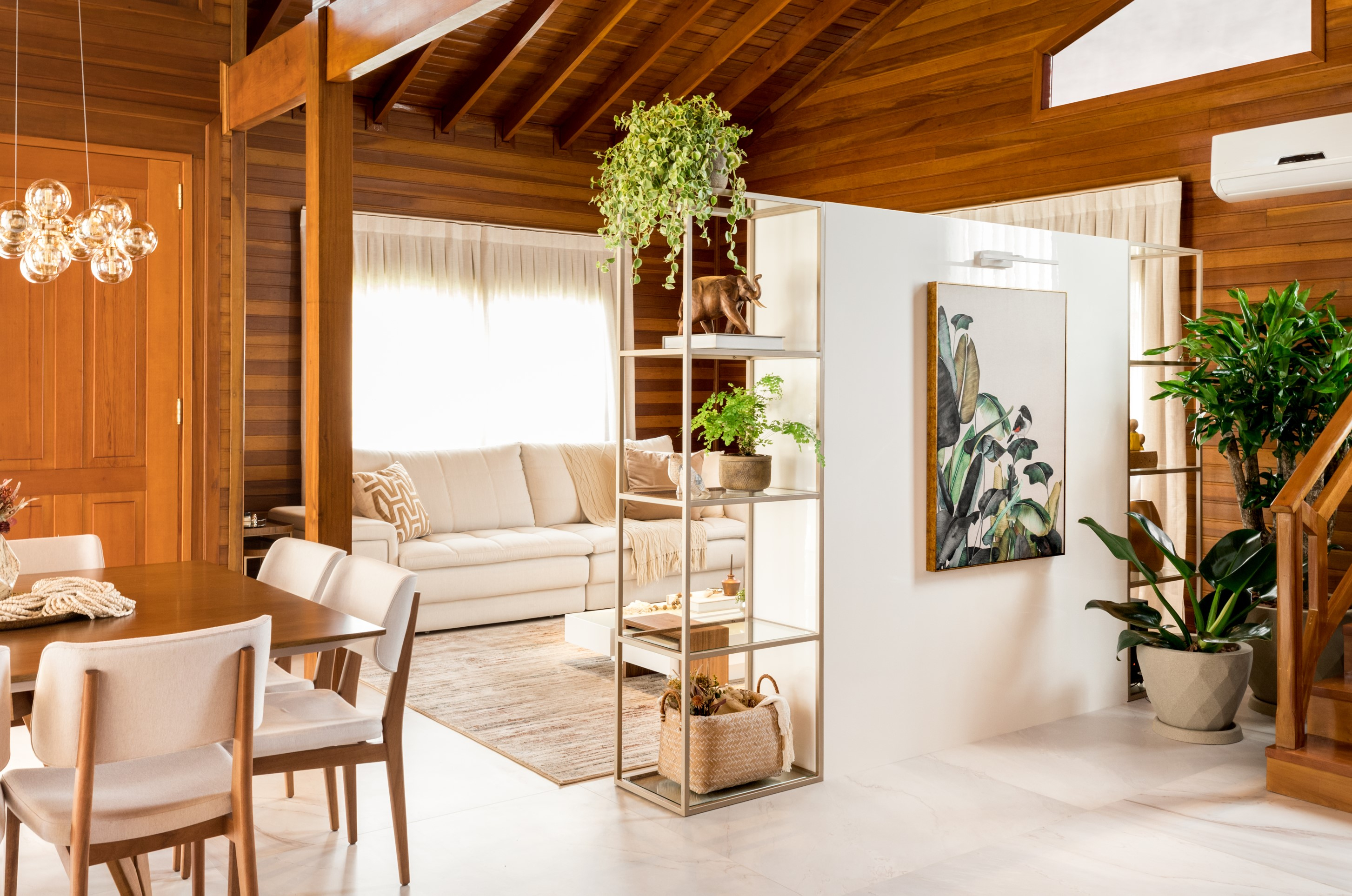 sala de jantar e estar