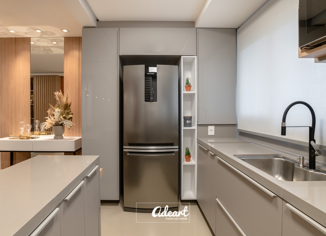 Cozinha integrada com Lavanderia